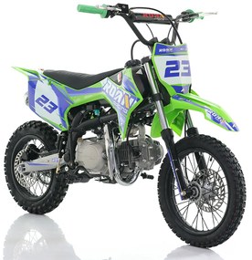 MOTO Crianças CROSS Gasolina 125CC RXF-Z ROAN Junior Manual Verde