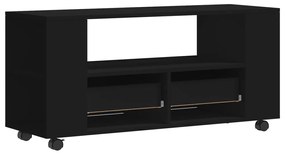 Móvel de TV 102x34,5x43 cm derivados de madeira preto