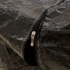 Saco de arrumação p/ árvore Natal 150x75x75cm polietileno preto