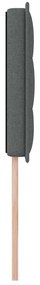 Cabeceira vidaXL Design Linhas Cinza Escuro 90 cm Tecido