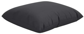 Almofadas de sofá 4 pcs 60x60 cm tecido preto
