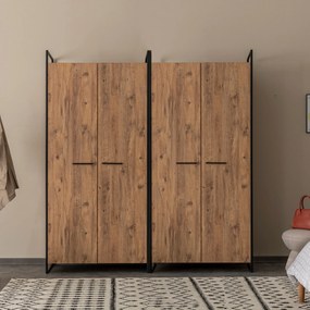 Guarda-roupa Dynamic – Pinho Atlântico – 104x225x52 cm