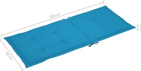 Cadeiras de jardim dobráveis c/ almofadões 8 pcs acácia maciça