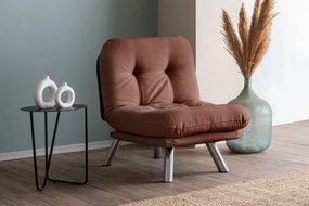 ****  
Sofá-cama 1 lugar Misa – Castanho Claro – 110x70 cm

**