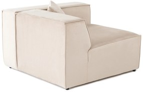 Sofá de 1 Lugar Lora – Creme – 110x108x65 cm