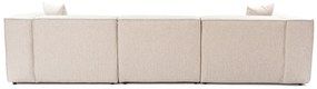 Sofá de 3 Lugares Lora – Castanho Claro – 303x108x65 cm