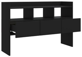 Aparador 105x30x70 cm derivados de madeira preto