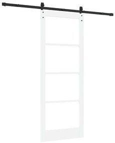 Porta Deslizante vidaXL com Conjunto de Ferragens 'ORKDAL'Branca 83x21