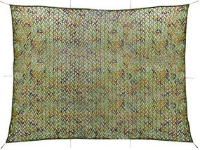 Rede de camuflagem com saco de armazenamento 2x4 m verde