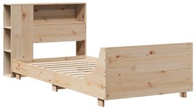 Cama sem colchão 90x190 cm madeira de pinho maciça