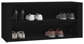 Sapateira 100x35x45 cm derivados de madeira preto