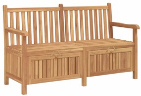 Banco de Armazenamento para Jardim Castanho 150 x 60 x 90 cm