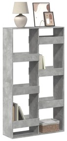 Estante 100x33x175 cm derivados de madeira cinzento cimento