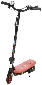 HOMCOM Trotinete elétrica 120W dobrável para crianças dos 7 aos 14 anos 12 Km/h max. autonomia 10 Km max. vermelho | Aosom Portugal