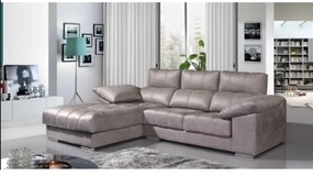 Sofá Vénus (Personalizável) - 2 Lug + chaise, Confort