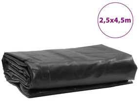 Lona 2,5x4,5 m 650 g/m² preto