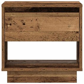 Criado-mudo vidaXL 2 pcs Madeira Velha 45x34x45 cm Madeira de engenhar