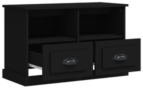 Móvel p/ TV 80x35x50 cm derivados de madeira preto