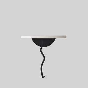 Prateleira de Parede Leo – Preto e Branco – 35 cm x 35 cm