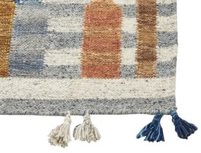 Tapete Kilim em lã multicolor 80 x 150 cm KASAKH Beliani