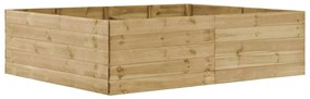 vidaXL Canteiro elevado para jardim 200x150x54 cm pinho impregnado