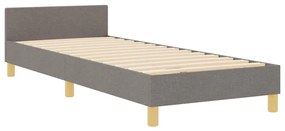 Cama vidaXL Taupe 80x200 cm em Tecido