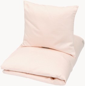 Conjunto de roupa de cama de bebé em cetim de algodão Stripes, vários tamanhos