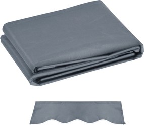 Outsunny Tecido de Substituição para Toldo Retrátil, Tecido de Reposição para Toldo Articulado 4x3 m em Poliéster, Proteção UV 50+, para Varanda, Pátio, Terraço, Exterior, Jardim, Cinza | Aosom Portugal