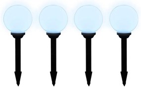 Candeeiros de exterior 8 pcs LED 15 cm com estacas de enterrar