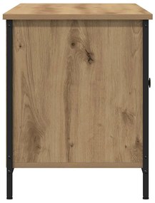 Mesa de TV vidaXL Carvalho Artesanal 100x40x50 cm Madeira Derivada e A