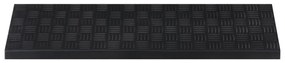 Tapetes de escada 5 pcs 25x75 cm borracha