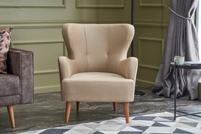 Cadeirão Karina – Creme – 73x87x80 cm
