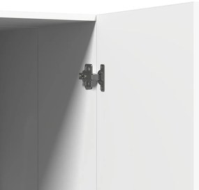 Armário para máquina de lavar roupa 71x71,5x91,5 cm branco