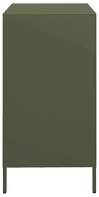 Aparador 68x39x73,5 cm aço laminado a frio verde-azeitona