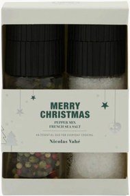 Conjunto de sal e pimenta Merry Christmas, conjunto de 2