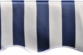 Lona para toldo azul e branco 500x300 cm