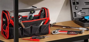 Bolsa para ferramentas (NÃO INCLUÍDAS) 42 x 22 x 24 cm Vermelho + Preto
