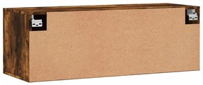 Armário parede 100x36,5x35 cm derivados madeira carvalho fumado