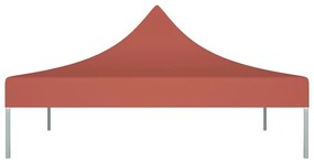 Teto para tenda de festas 2x2 m 270 g/m² terracota