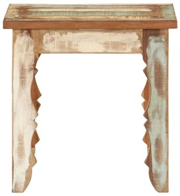 Mesa de centro 40x40x40 cm madeira recuperada maciça