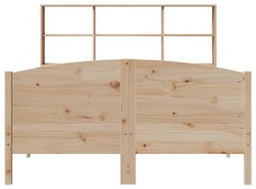 Cama com estante sem colchão 120x200 cm pinho maciço