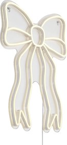 Candeeiro de parede néon branco quente Incl. LED - Bow