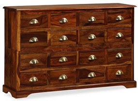 vidaXL Cómoda/aparador com gavetas 120x30x75cm madeira acácia maciça