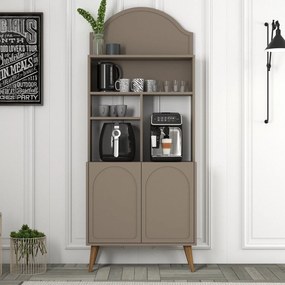 Armário de Cozinha/Sala "Caffè" - Atlas e Nogueira - 81.3x201x35cm - D