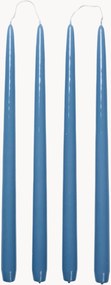 Velas de jantar artesanais Smooth, conjunto de 4