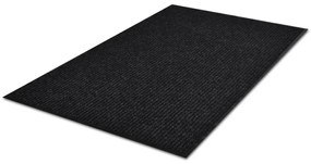 Tapete preto para porta em PVC 120 x 180 cm