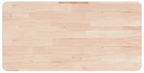 Bancada retangular 100x60x(73-99,5) cm madeira carvalho maciça