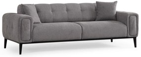 Sofá-Cama 3 Lugares Athena – Cinzento Claro – 225x92x76 cm