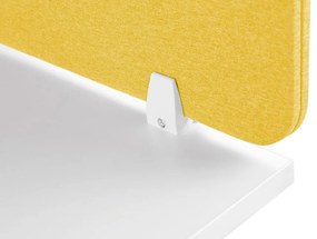 Painel divisor de secretária amarelo 160 x 40 cm WALLY Beliani