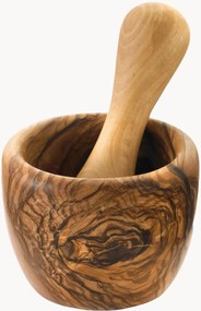 Almofariz e pilão em madeira de oliveira Mia